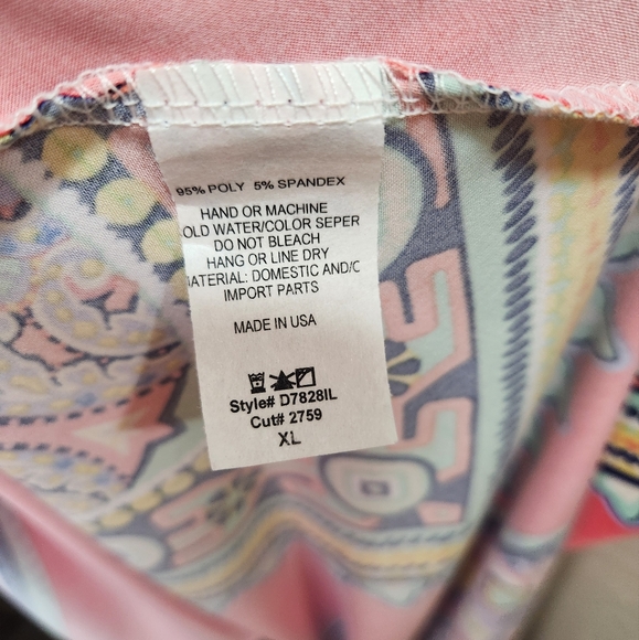 HERSHE Paisley Print A-line Tunic Sleeveless Dress - Picture 7 of 7